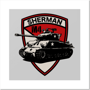 M4 Sherman Tank Posters and Art